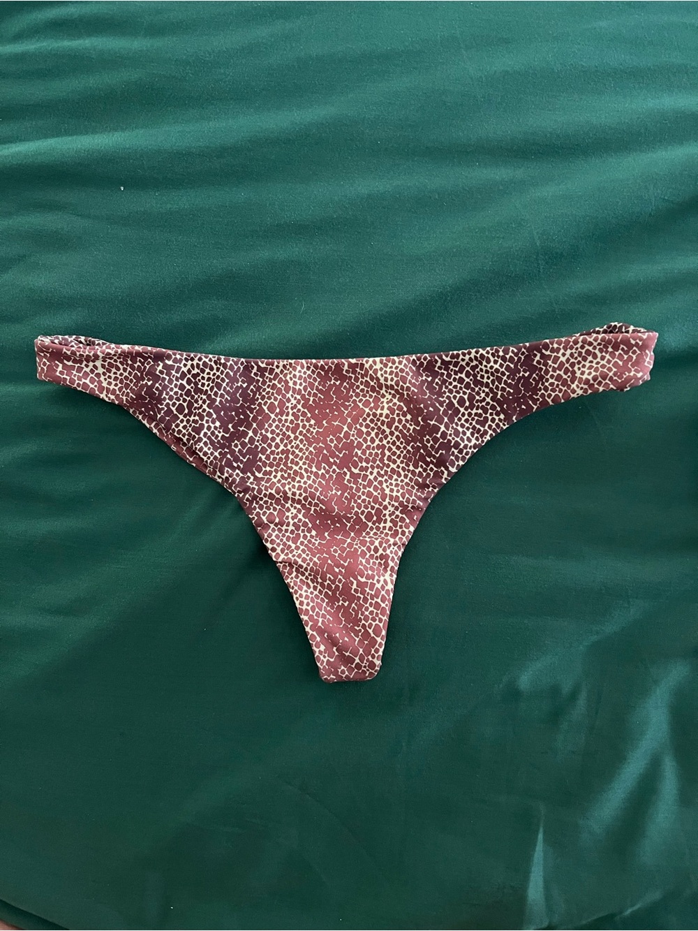 Benoa Swim Pink Mauve Snake-Print Bikini - Picture 8 of 9